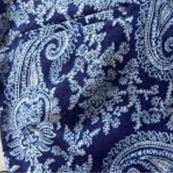 JCrew Factory NWT Printed Skimmer Pants size 8 - Picture 2 of 5